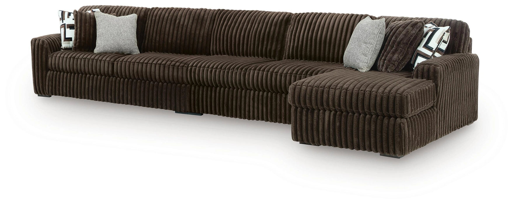 Midnight-Madness Sectional with Chaise