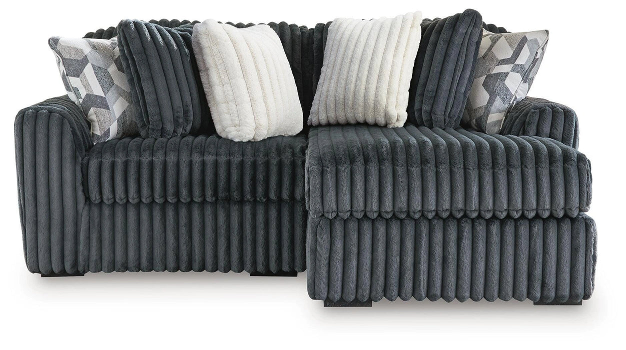 Midnight-Madness Sectional with Chaise