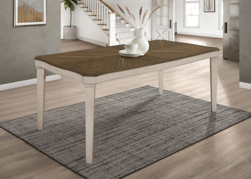 Ronnie Starburst Dining Table Nutmeg and Rustic Cream image