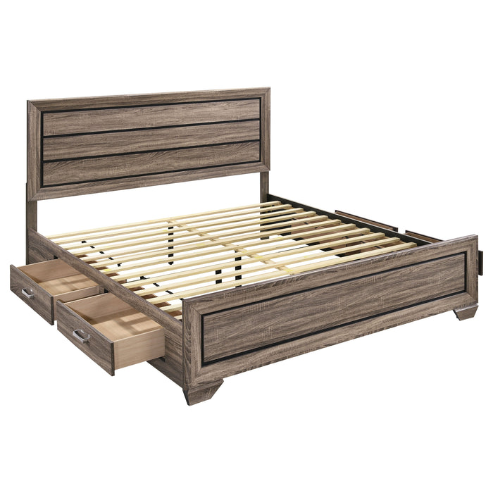 Kauffman Panel Platform Storage Bed