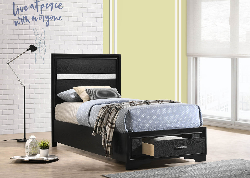 Miranda Panel Platform Storage Bed