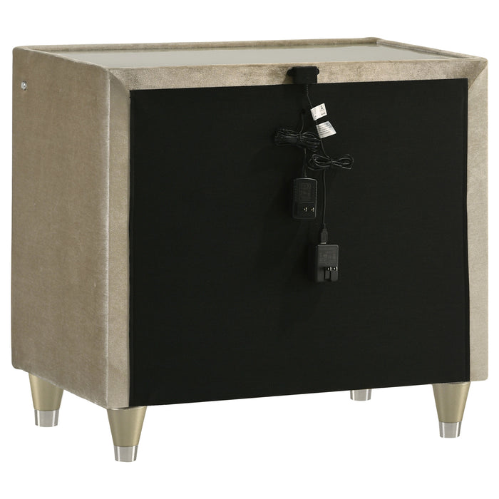 Lorient Nightstand with LED Lighting