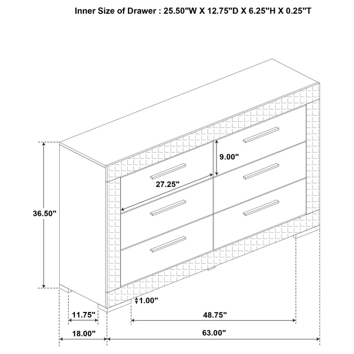 Ives 4 Pc Bedroom Set