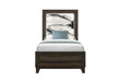 Harmony Brown Bed with LED