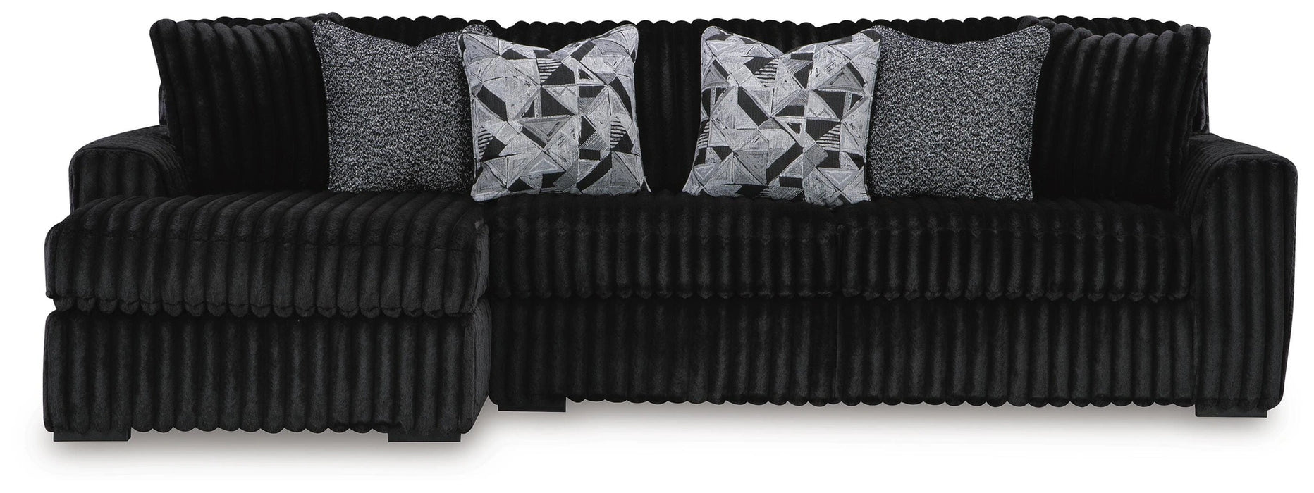 Midnight-Madness Sectional with Chaise