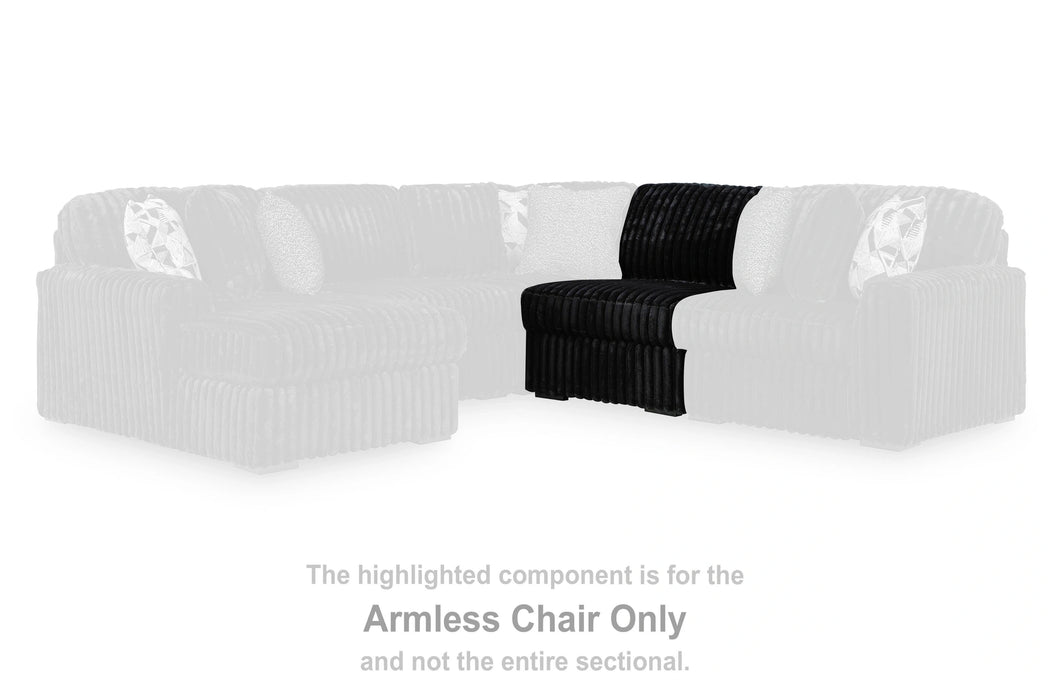 Midnight-Madness Sectional with Chaise