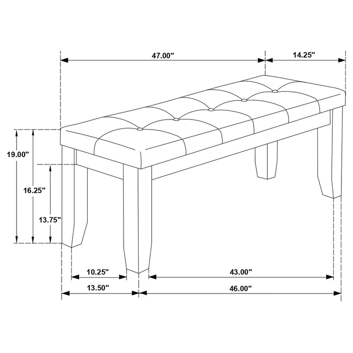 Dalila Dining Bench