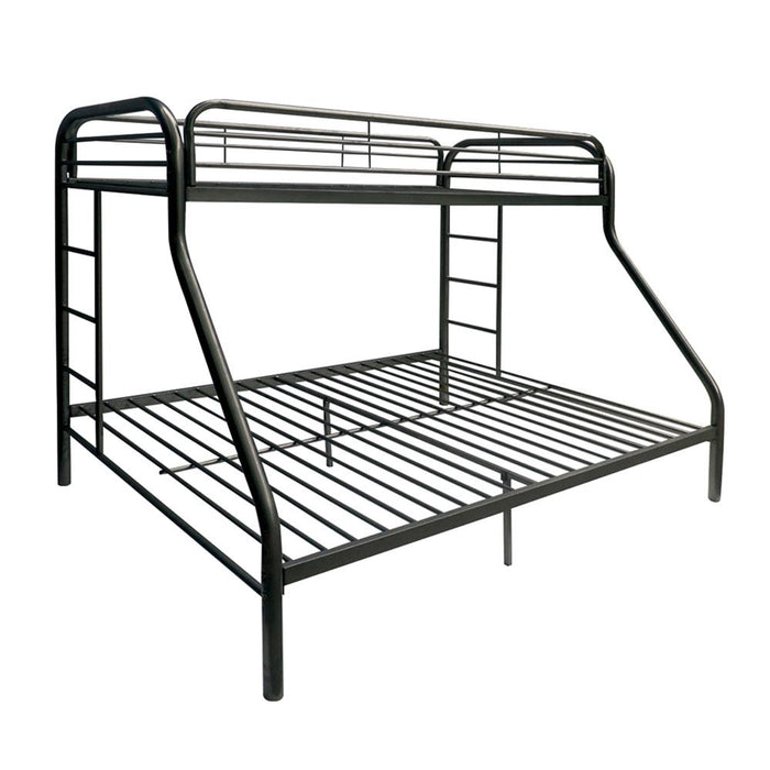 Tritan Black Bunk Bed (Twin/Full) image