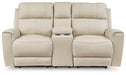 Dahlmoore Power Reclining Loveseat with Console image