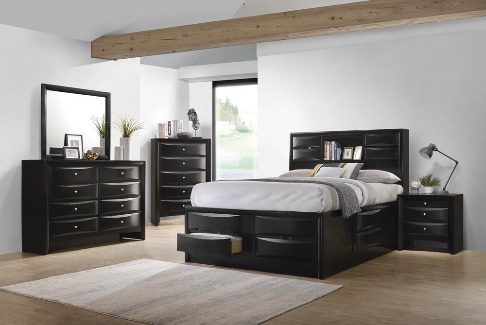 Briana Transitional Black Eastern King Bed