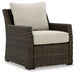 Brook Ranch Outdoor Lounge Chair with Cushion image