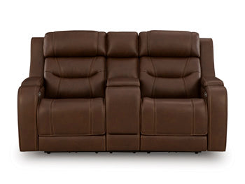 Knightington Power Reclining Loveseat with Audio Seating
