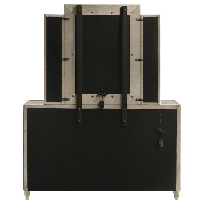 Lorient LED Dresser with LED Mirror