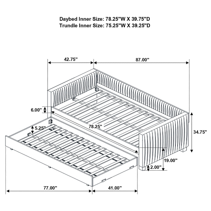 Brodie Daybed with Trundle