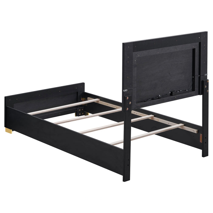 Marceline Panel Bed with LED Lighting